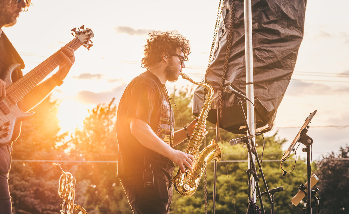 The Dave Matthews Tribute Band thrills the crowd at the 2024 Fieldstone Music Festival.